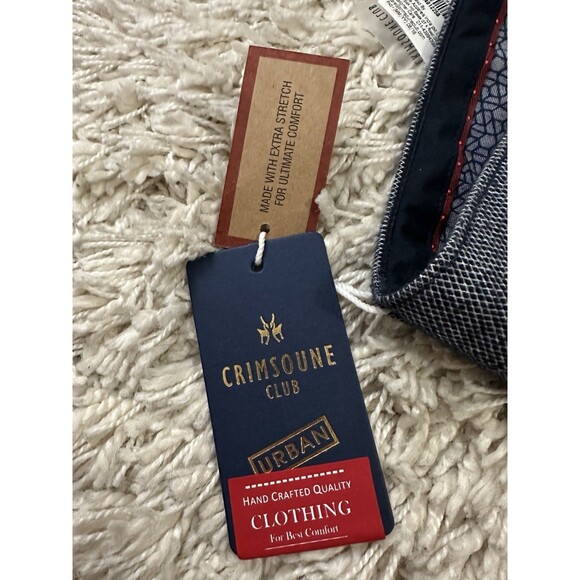 NWT Crimsoune Club Blue Grey Urban Fit Slim Dress Pants Men’s Size 30 X 32 - Picture 7 of 9